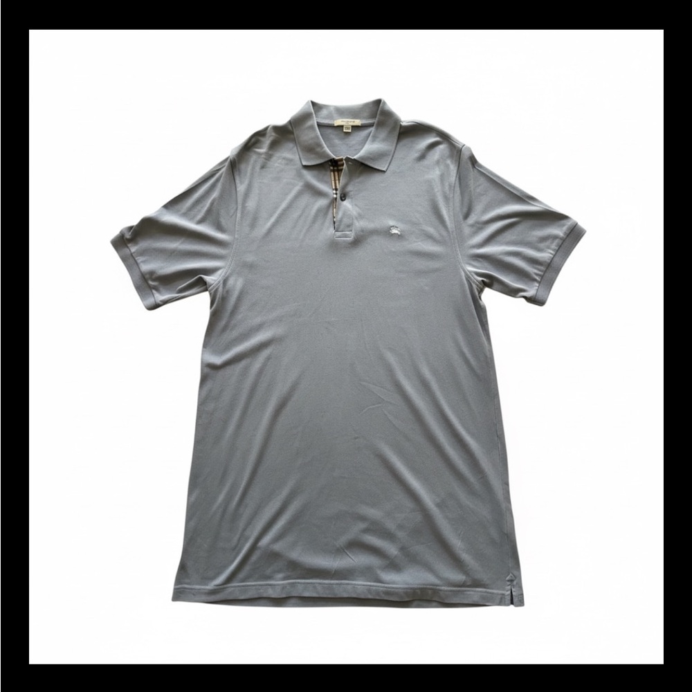Burberry London Men's Polo Shirt XL
Gray Short Sleeve Cotton
Embroidered Logo